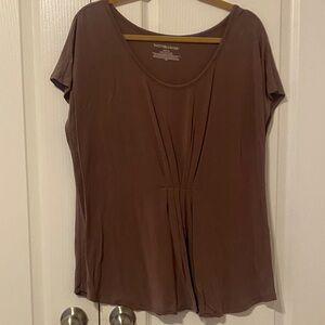 Northbranch Women's Short Sleeve Brown Top